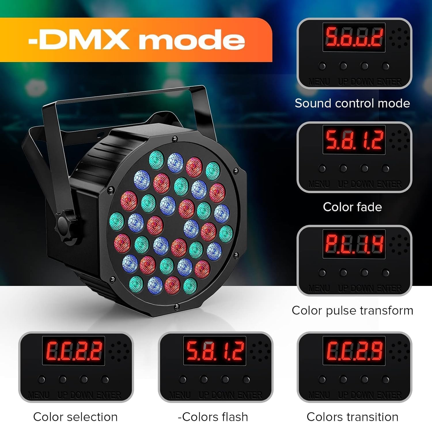 4x Draadloze LED Podiumspots Oplaadbaar - 35% Korting!