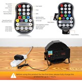 4x Draadloze LED Podiumspots Oplaadbaar - 35% Korting!