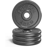 Gietijzeren Halterschijven Set (2,5cm) - 1,25kg t/m 10kg - 34% Korting!