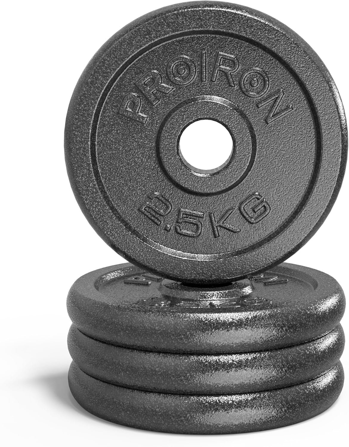 Gietijzeren Halterschijven Set (2,5cm) - 1,25kg t/m 10kg - 34% Korting!