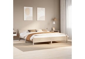Massief Grenenhouten Bedframe 180x200cm - 35% Korting