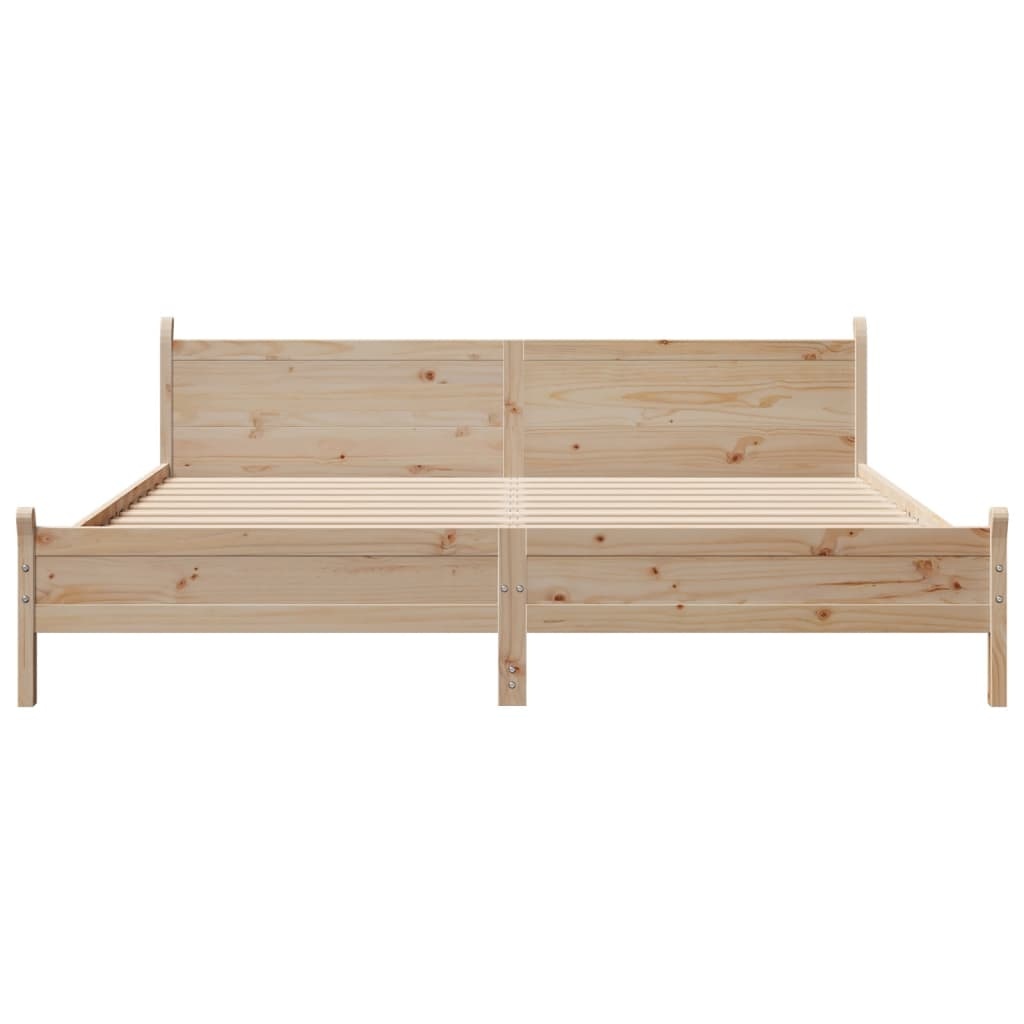 Massief Grenenhouten Bedframe 180x200cm - 35% Korting