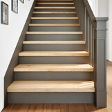 vidaXL Traptreden 4 st 90x25x2 cm onbehandeld massief eikenhout
