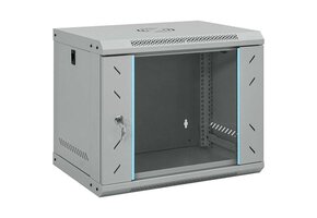vidaXL Netwerk Kabinet met Opslag - Grijs, 53x45x45 cm Staal - 34% Korting