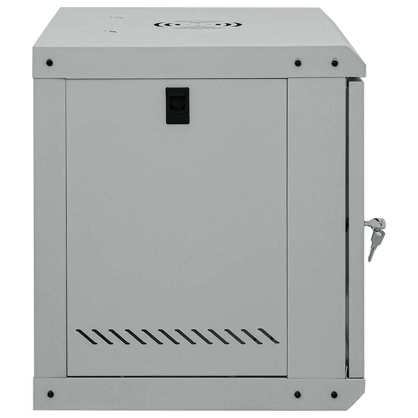 vidaXL Netwerk kabinet met opslag Grijs 53 x 45 x 45 cm Staal