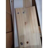 Nachtkastjes Massief Grenenhout Wit (2 stuks) - 66% Korting