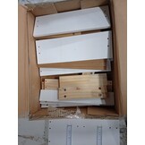 Nachtkastjes Massief Grenenhout Wit (2 stuks) - 66% Korting
