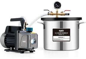 Vacuümkamer Kit 7,6L met Ontgassingspomp | 35% Korting
