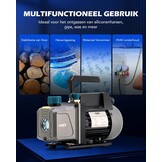ORION MOTOR TECH 7,6 L Vacuümkamer met Pompkit, 3,5 cfm Vacuümpomp en Kamerkit met Gehard Glazen Deksel, Vacuümontgassingskamerkit voor het Stabiliseren van Houtontgassingssiliconenhars