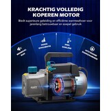 ORION MOTOR TECH 7,6 L Vacuümkamer met Pompkit, 3,5 cfm Vacuümpomp en Kamerkit met Gehard Glazen Deksel, Vacuümontgassingskamerkit voor het Stabiliseren van Houtontgassingssiliconenhars