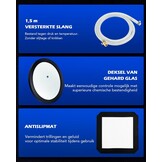 ORION MOTOR TECH 7,6 L Vacuümkamer met Pompkit, 3,5 cfm Vacuümpomp en Kamerkit met Gehard Glazen Deksel, Vacuümontgassingskamerkit voor het Stabiliseren van Houtontgassingssiliconenhars