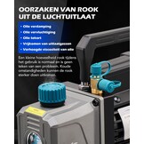 ORION MOTOR TECH 7,6 L Vacuümkamer met Pompkit, 3,5 cfm Vacuümpomp en Kamerkit met Gehard Glazen Deksel, Vacuümontgassingskamerkit voor het Stabiliseren van Houtontgassingssiliconenhars