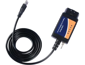 for-Scan ELM 327 MS HS OBD2 USB Elmconfig OBD-adapter met MS-CAN/HS-CAN schakelaar,
