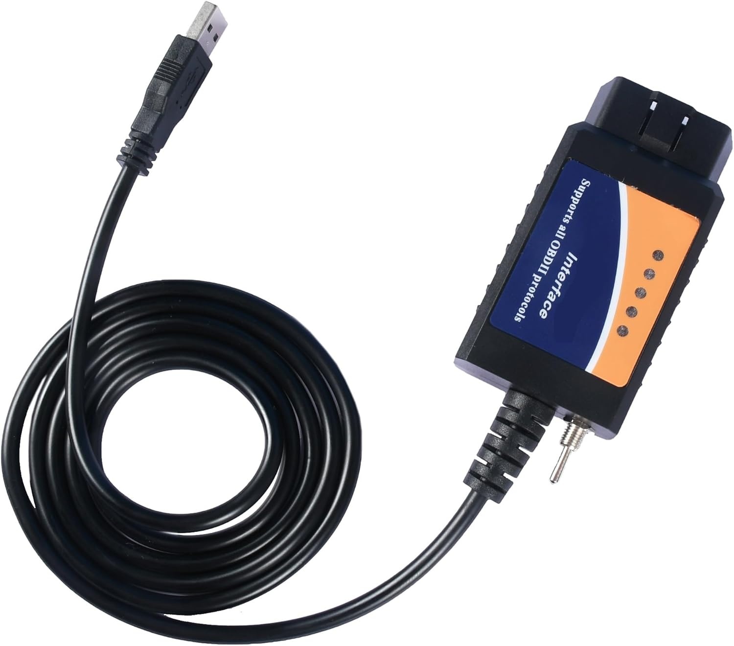 for-Scan ELM 327 MS HS OBD2 USB Elmconfig OBD-adapter met MS-CAN/HS-CAN schakelaar,