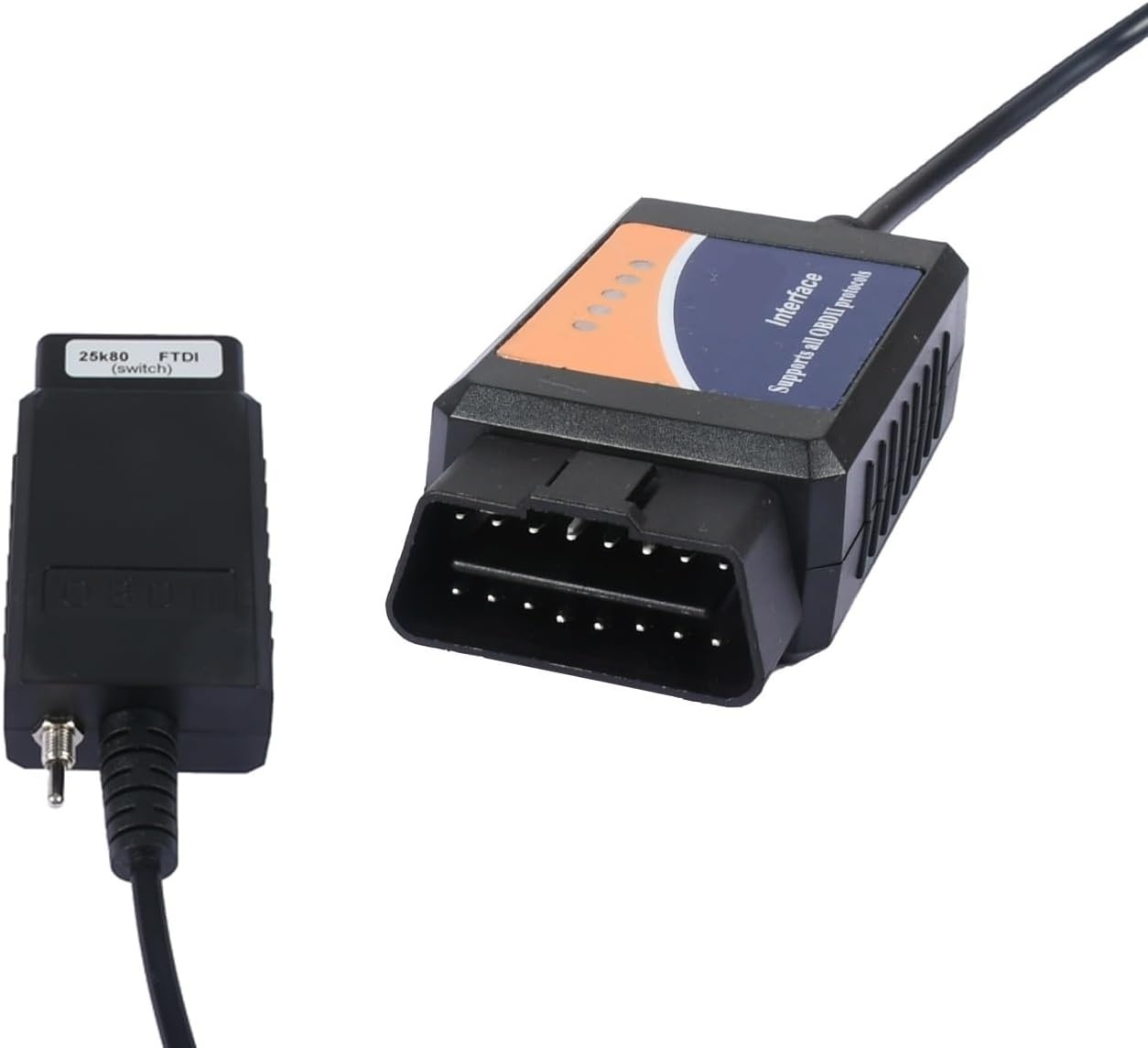 for-Scan ELM 327 MS HS OBD2 USB Elmconfig OBD-adapter met MS-CAN/HS-CAN schakelaar,