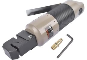 2-in-1 Pneumatische Gat- & Flenspers voor Plaatwerk - 53% Korting