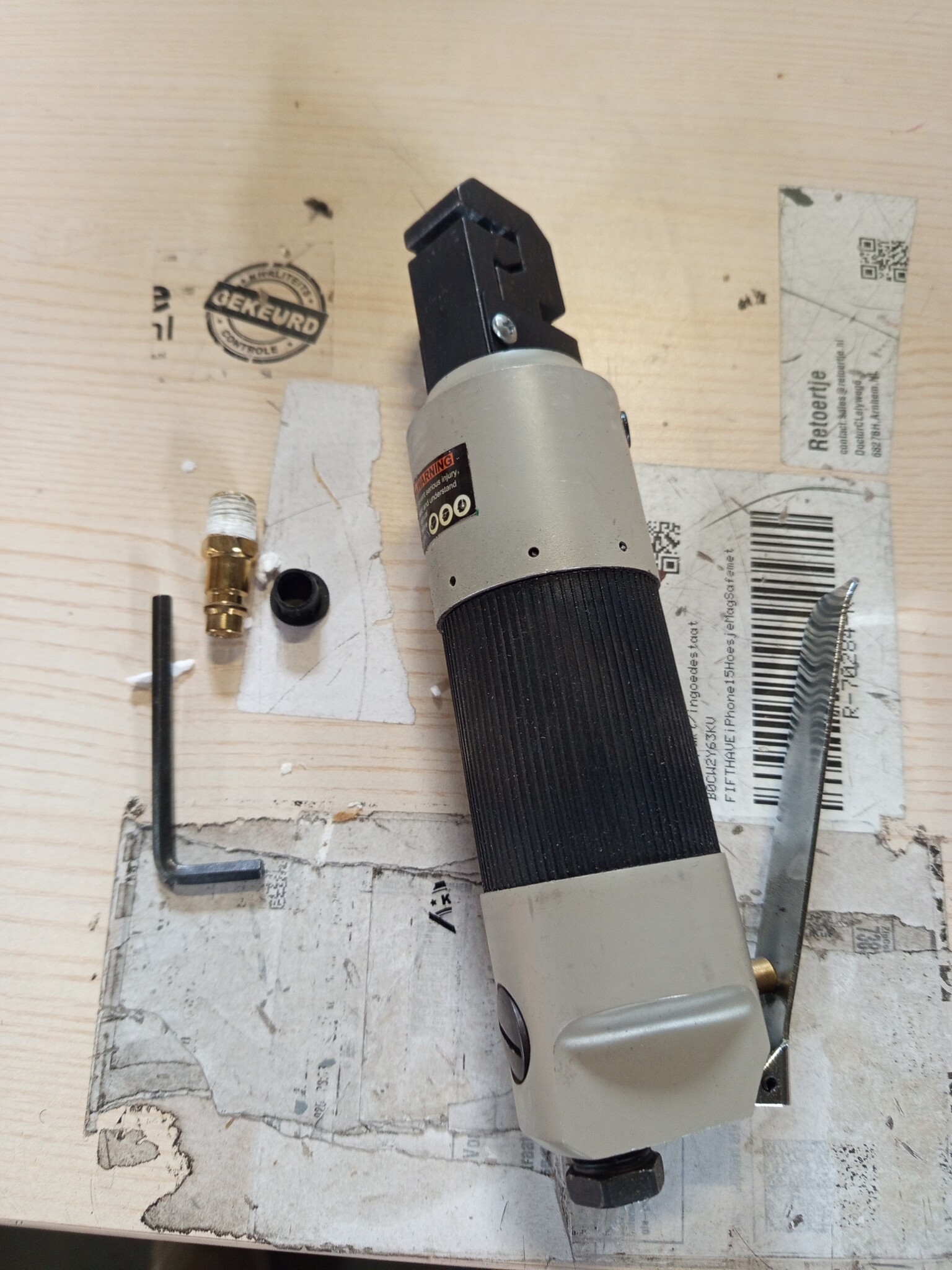 Perslucht afzettang gattang afzettang perslucht 5 mm pneumatische tang krimptang krimptang