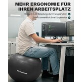 Yogabal Zwart PVC (68-75cm) - 79% Korting!