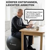 Yogabal Zwart PVC (68-75cm) - 79% Korting!