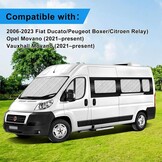 Set Zonnewering Autovan 11-delig voor Fiat Ducato, Peugeot Boxer, Citroen Relay (2006-2023) & Opel Movano (vanaf 2021)