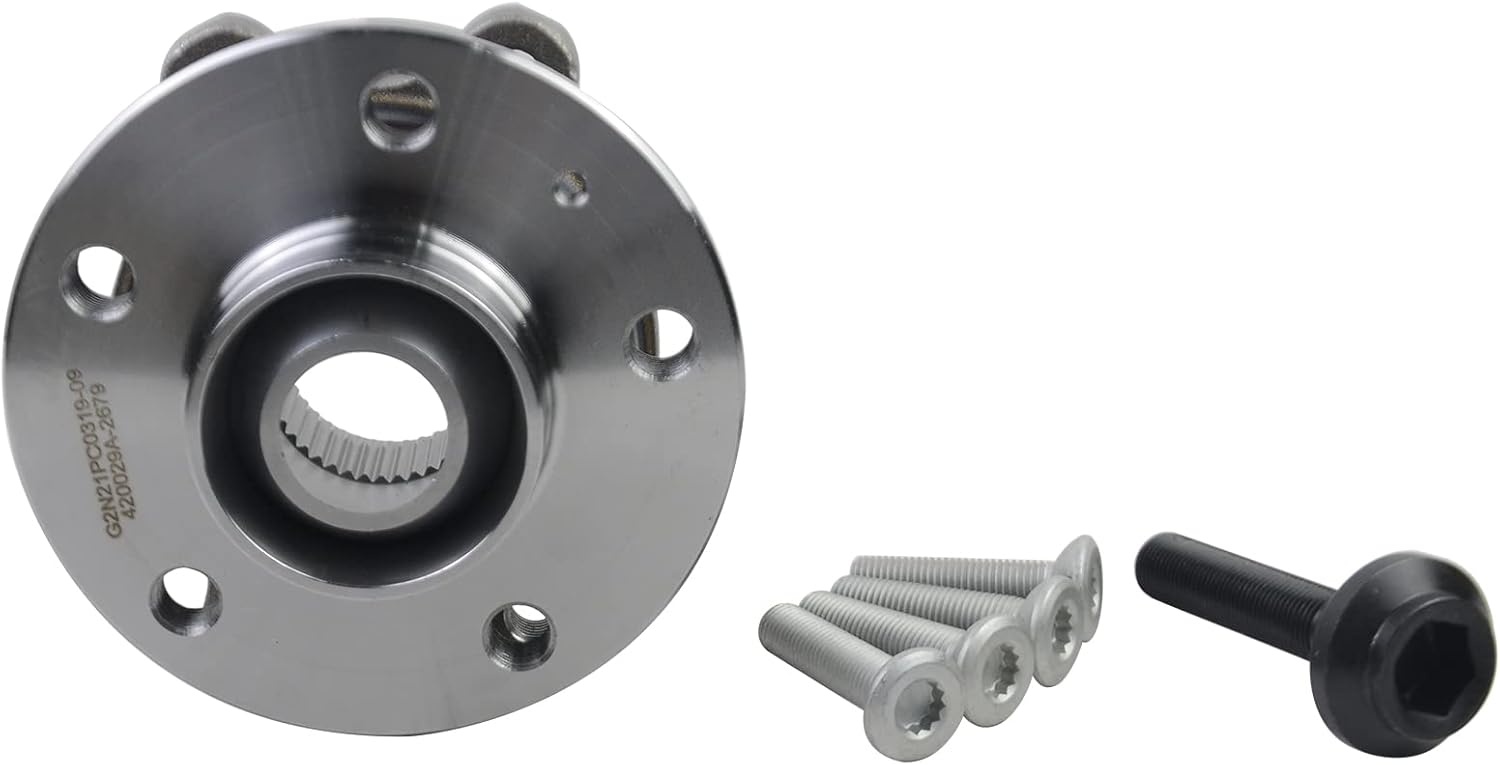 Voorwiellagerset wiellagers met wielnaaf compatibel met A4 A5 A6 A7 A8 Q5 2007-2018 8K2 B8 C7 4G5 4HL 8RB 8K0407613B 4H0498625B
