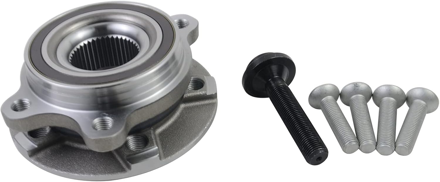 Voorwiellagerset wiellagers met wielnaaf compatibel met A4 A5 A6 A7 A8 Q5 2007-2018 8K2 B8 C7 4G5 4HL 8RB 8K0407613B 4H0498625B