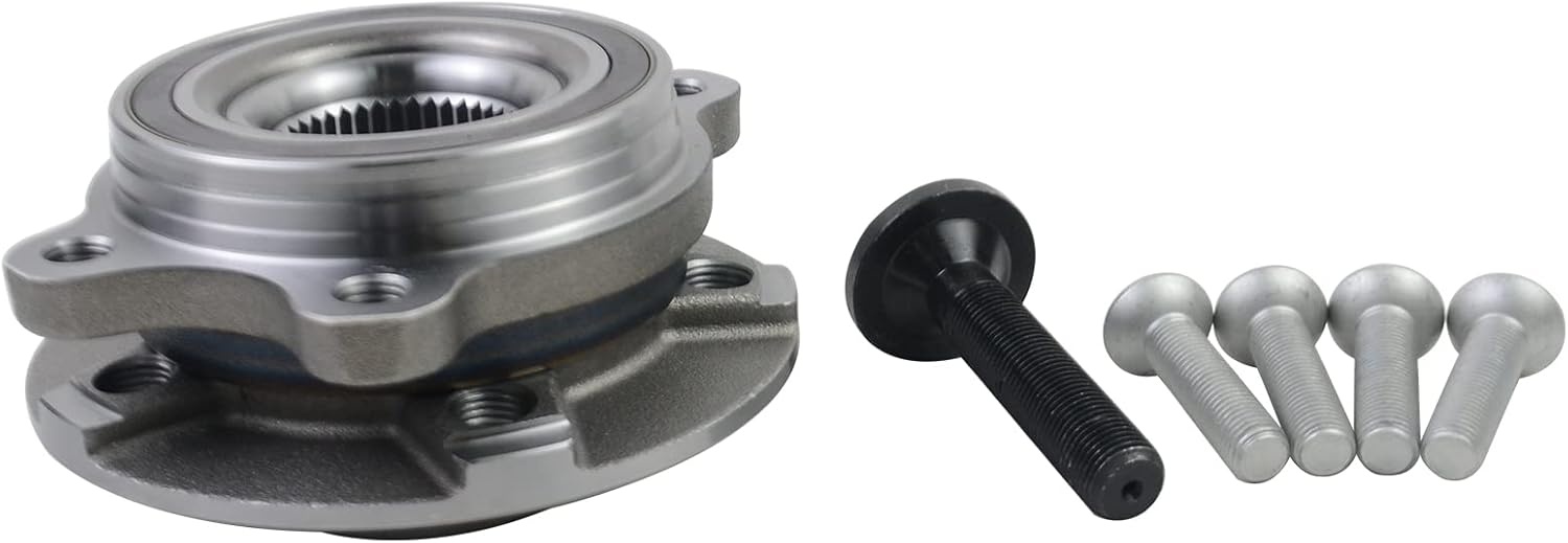 Voorwiellagerset wiellagers met wielnaaf compatibel met A4 A5 A6 A7 A8 Q5 2007-2018 8K2 B8 C7 4G5 4HL 8RB 8K0407613B 4H0498625B