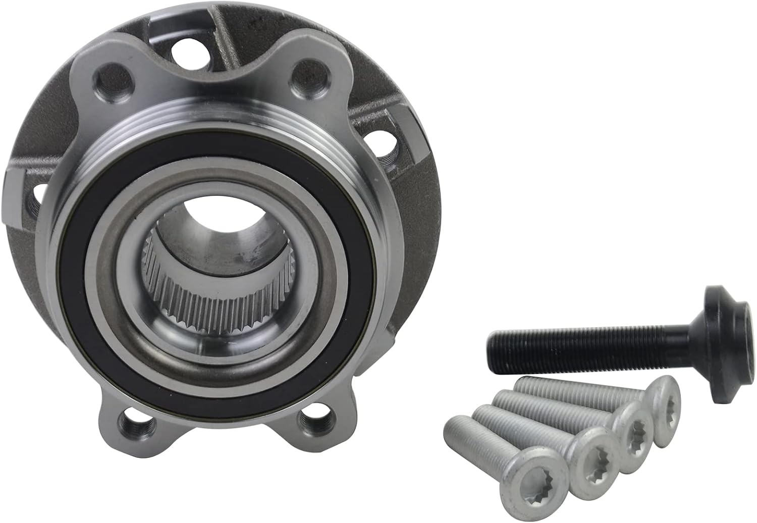 Voorwiellagerset wiellagers met wielnaaf compatibel met A4 A5 A6 A7 A8 Q5 2007-2018 8K2 B8 C7 4G5 4HL 8RB 8K0407613B 4H0498625B