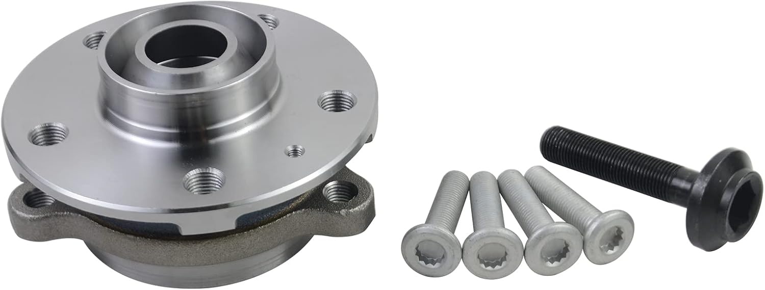Voorwiellagerset wiellagers met wielnaaf compatibel met A4 A5 A6 A7 A8 Q5 2007-2018 8K2 B8 C7 4G5 4HL 8RB 8K0407613B 4H0498625B