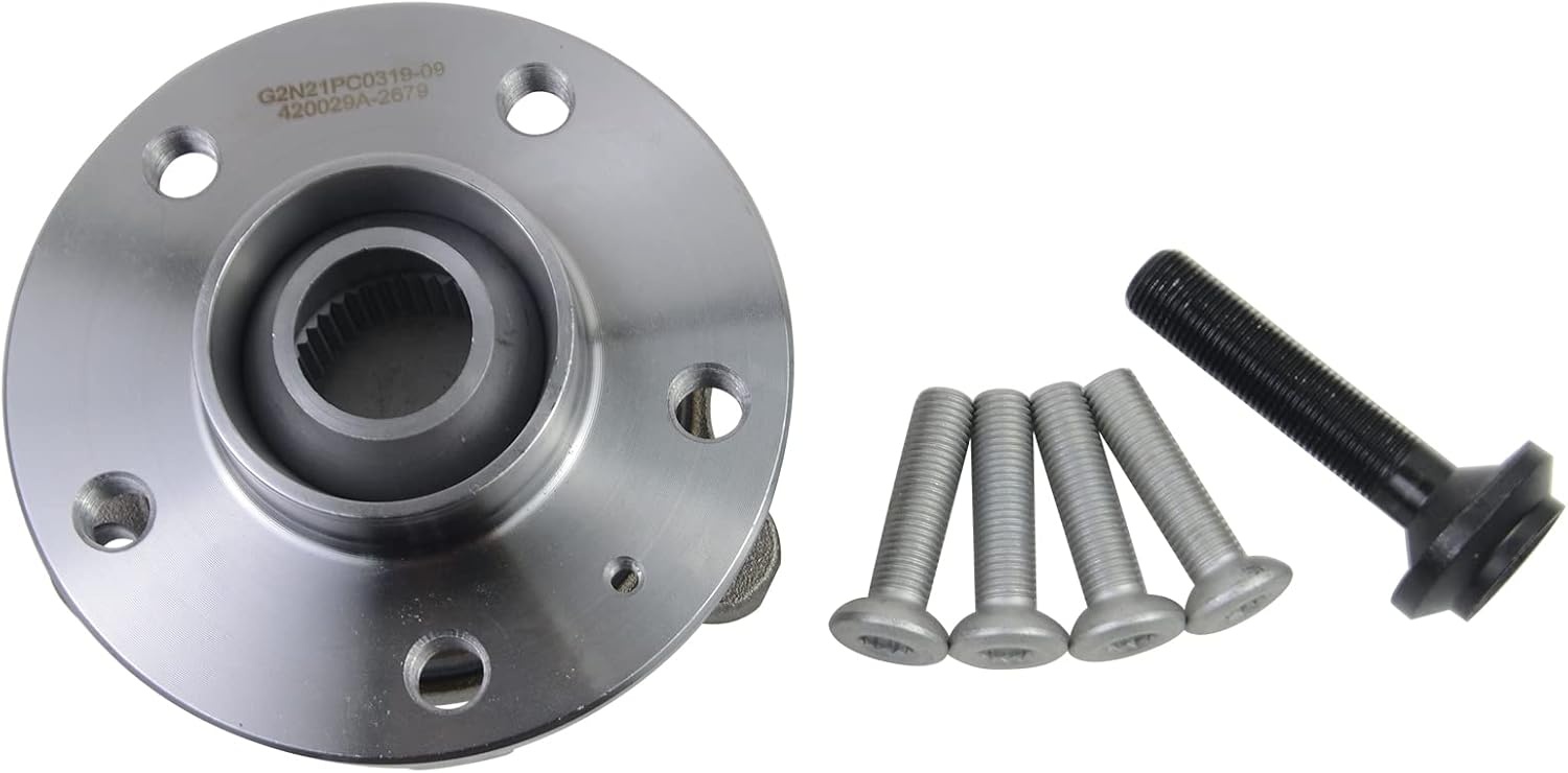 Voorwiellagerset wiellagers met wielnaaf compatibel met A4 A5 A6 A7 A8 Q5 2007-2018 8K2 B8 C7 4G5 4HL 8RB 8K0407613B 4H0498625B