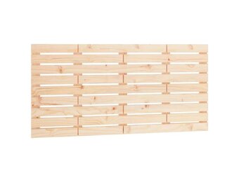 vidaXL Hoofdbord wandmontage 126x3x63 cm massief grenenhout