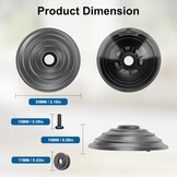 V-Ball Wiel Accessoires voor Dyson V6 V7 V8 V10 V12 DC58 DC59 DC62 DC74 Draadloze Stofzuiger 35W 50W Direct Drive Cleaner Hoofd Wielen Vervangende Onderdelen 968266-02 & 949852-05