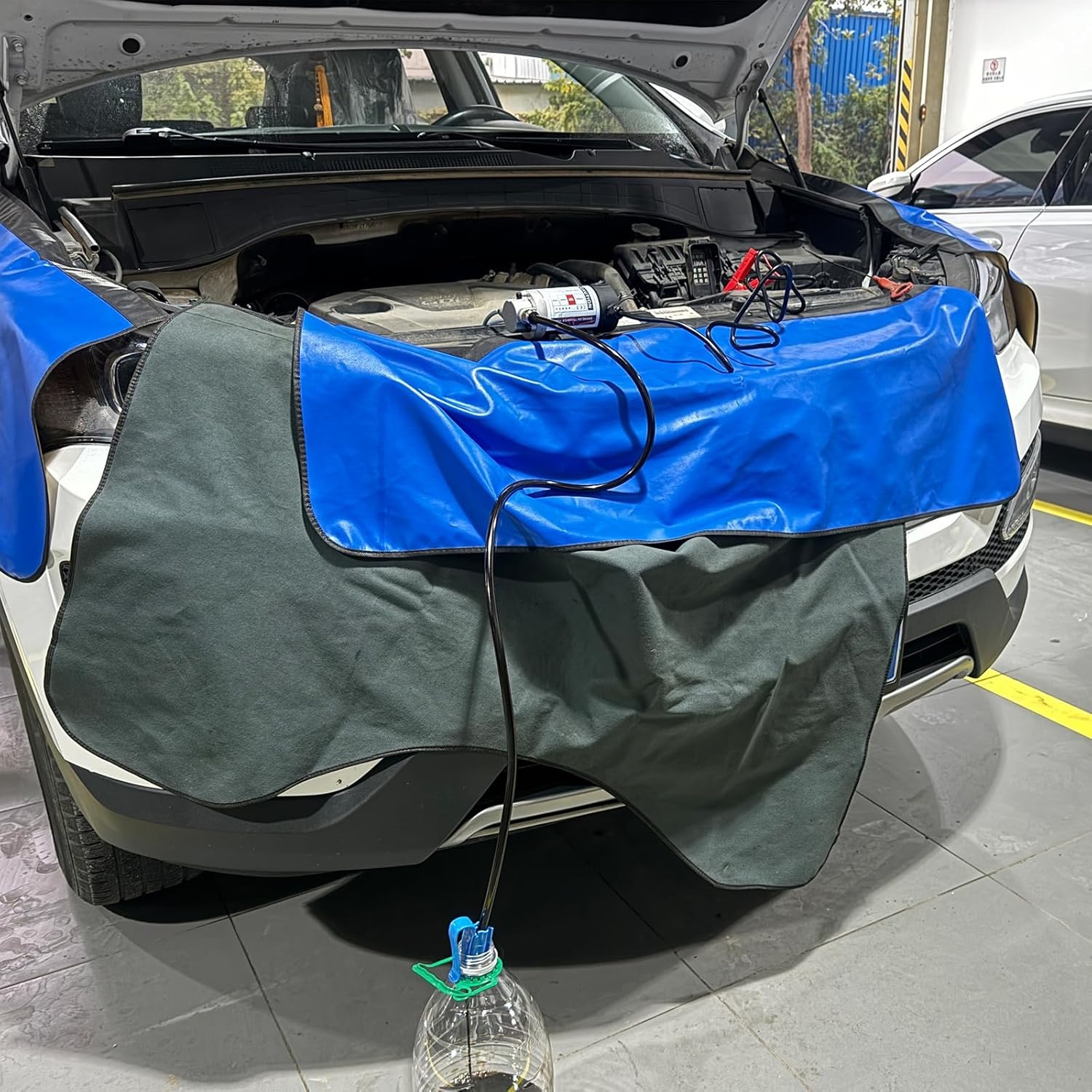 YaoFaFa 12V 100W Elektrische Oliepomp / Vloeistofafzuiger met Slang en Koffer