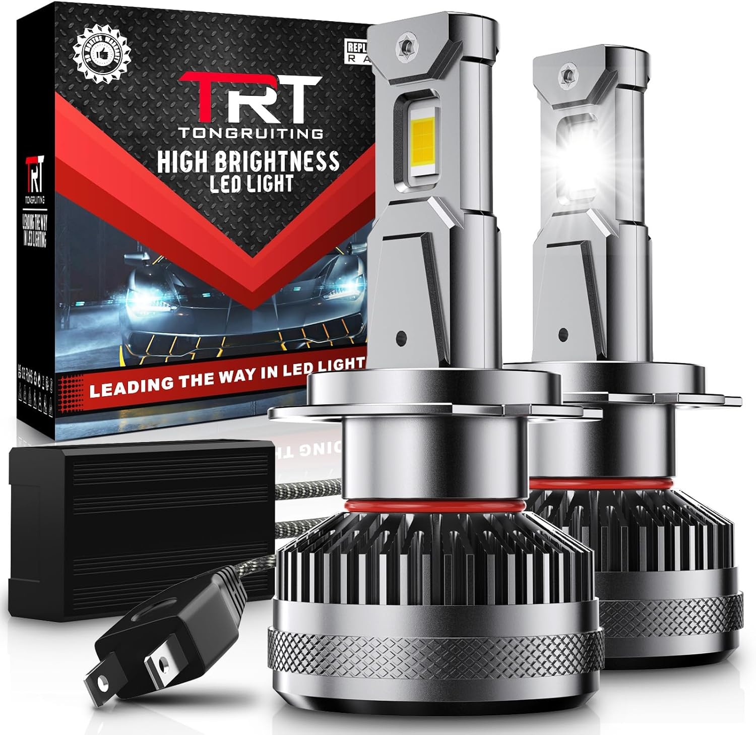 H7 LED Autolampen Pro Koplampen - 130W, 30.000lm, 6000K Wit, IP68 Waterdicht (2 stuks)
