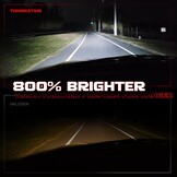H7 LED Autolampen Pro Koplampen - 130W, 30.000lm, 6000K Wit, IP68 Waterdicht (2 stuks)