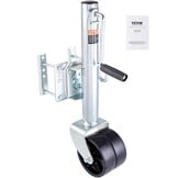 Aanhangerkrik 907 kg Schroefbaar | Met PP-wiel & Ergonomische Handgreep | Voor Camper, Boot & Bedrijfsvoertuig