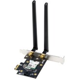 Asus PCE-AX3000 PCIe Netwerkkaart met Bluetooth 5.0 en Wi-Fi 6 AX3000 Dual-Band, 2 Antennes, DFS - 3000 Mbit/s