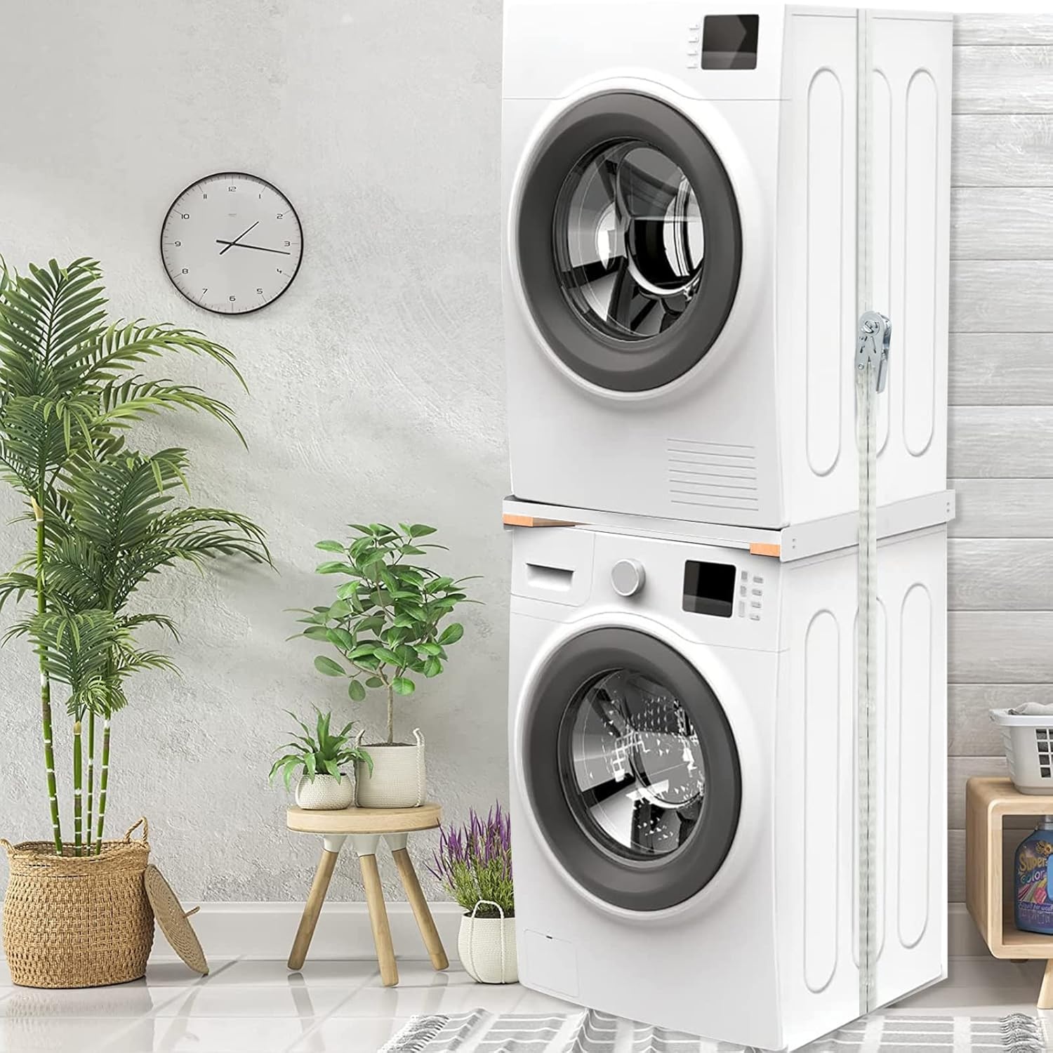 NIUXX Spanbanden 4 stuks, 6 meter per stuk, voor wasmachine en droger