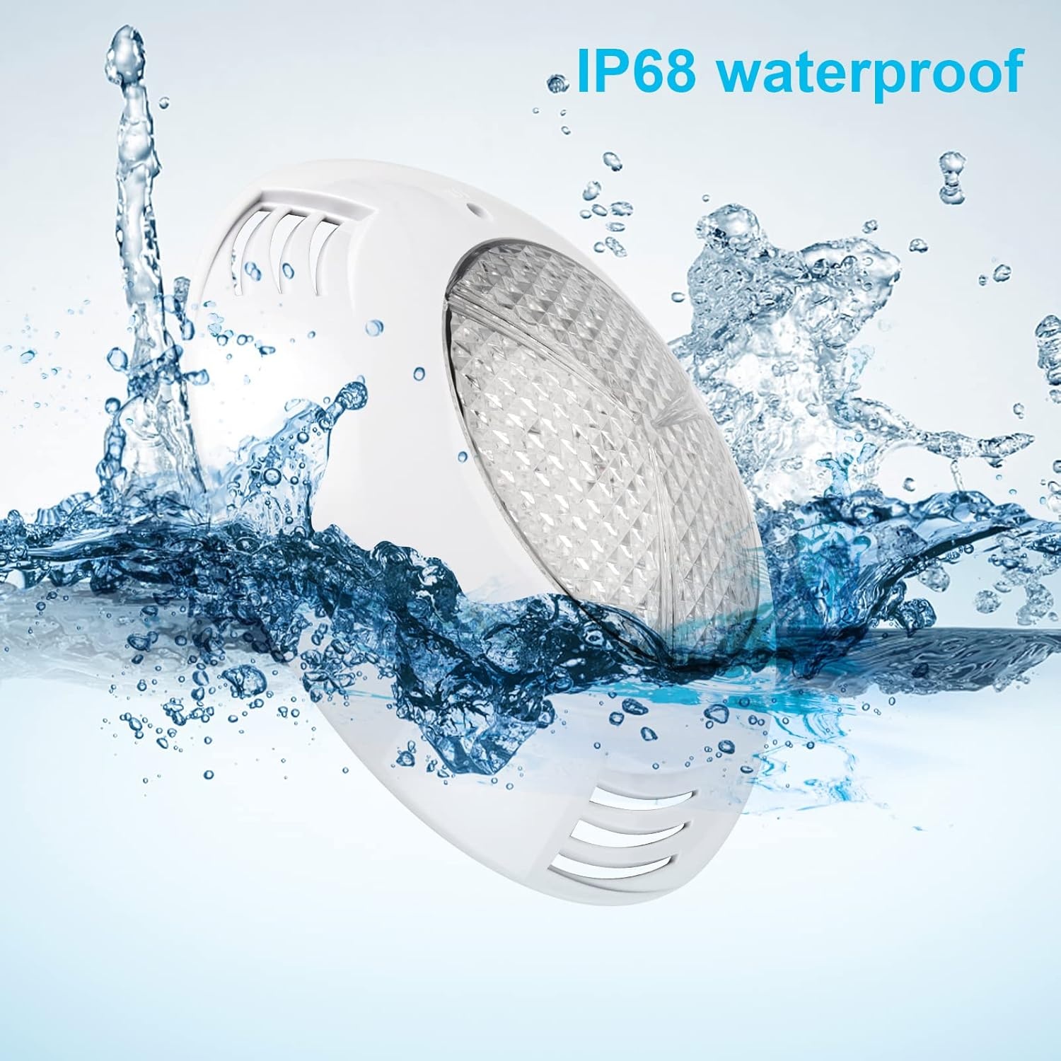 RGBW 40W LED zwembadverlichting, zwembadverlichting PAR 56, zwembad schijnwerper IP68 waterdicht, onderwaterverlichting met afstandsbediening voor zwembad, DC/AC 12V