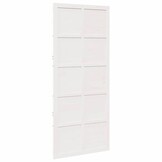 vidaXL Schuifdeur Wit 90 x 210 cm Massief grenenhout