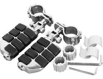 TCMT Snelweg Voetsteunen 25mm 30mm 35mm Verstelbare Voetsteunen Past Harley Sportster Honda Shadow 600 VT600 GoldWing GL1800 2001-2011 VT750 Shadow VT1100 VTX1300 VF750