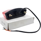 Universele Motor Achterlichten met Remlicht en Kentekenplaatverlichting (12V)