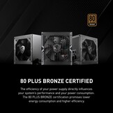 MSI MAG A650BN voeding 650W 80+ Bronze ATX zwart