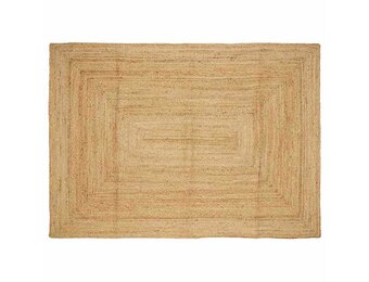 vidaXL Tapijt Beige 240 x 340 cm Jute