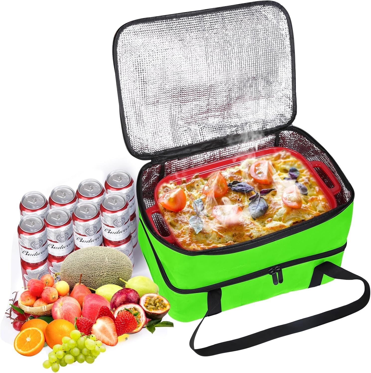 Thermotas Ovenschotel Groen 2 Lagen - 73% Korting