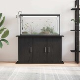 vidaXL Aquariumstandaard 101x41x58 cm spaanplaat zwart eikenkleurig