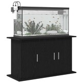 vidaXL Aquariumstandaard 101x41x58 cm spaanplaat zwart eikenkleurig