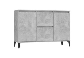Industrieel Dressoir 104x35x70 cm - Betongrijs met Korting