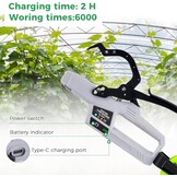 YUCHENGTECH Elektrische Plantenbindmachine 0-45 mm Bindmachine voor Wijngaarden op Batterijen Elektrische Tomatenbindmachine Plantenbinder op Batterijen voor Wijnstok Tomaten Groenten