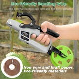 YUCHENGTECH Elektrische Plantenbindmachine 0-45 mm Bindmachine voor Wijngaarden op Batterijen Elektrische Tomatenbindmachine Plantenbinder op Batterijen voor Wijnstok Tomaten Groenten